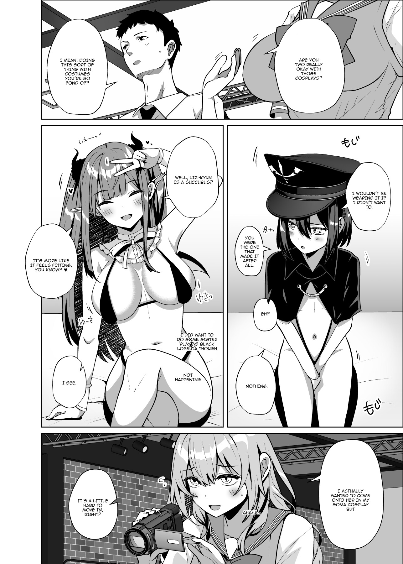 Hentai Manga Comic-Fucking Three Cosplayers for Free-Read-3